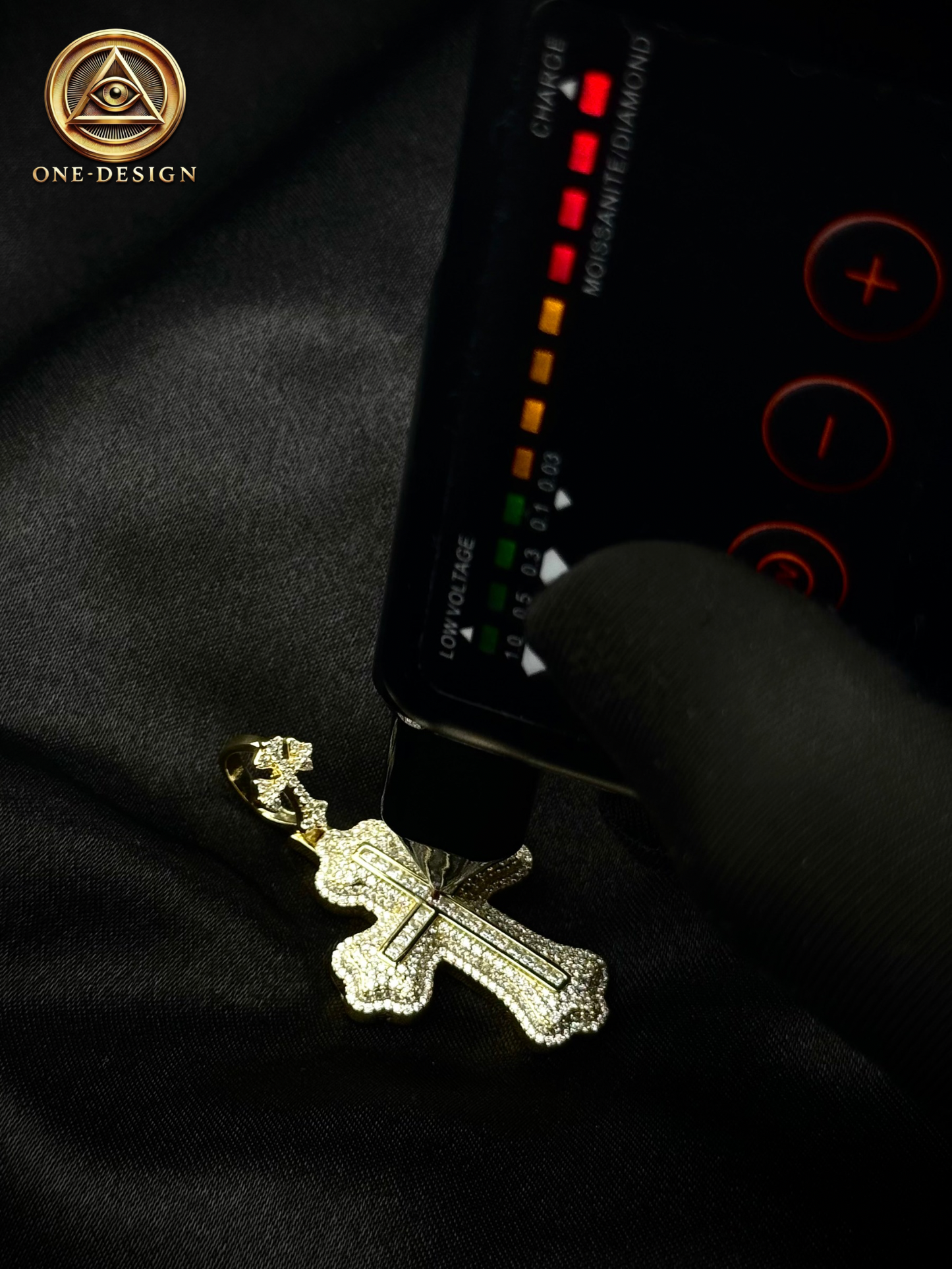 Moissanite Light Cross