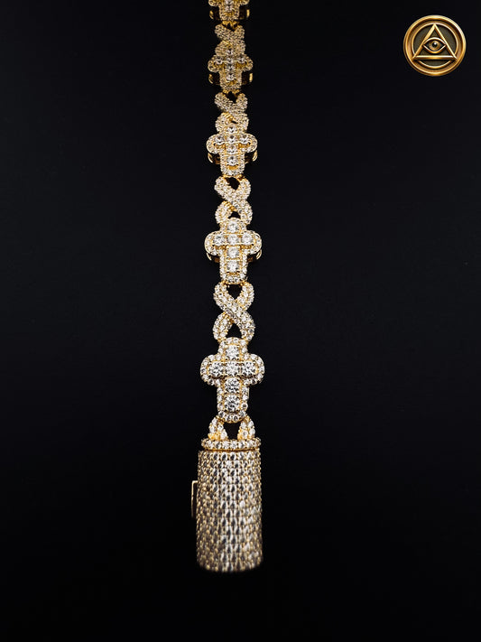 INFINITE CROSS BRACELET — Pulsera Infinito Cruz 10MM