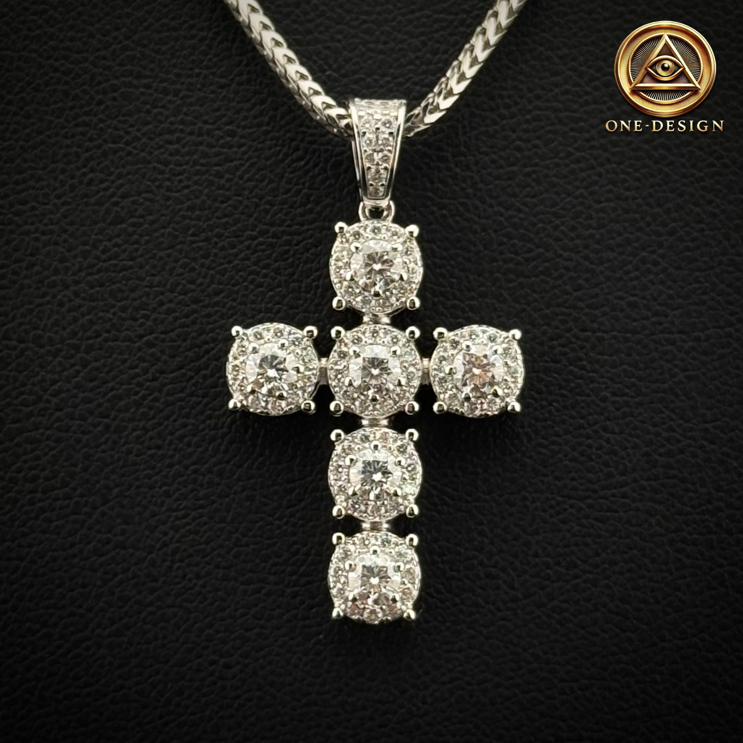 Moissanite Cross
