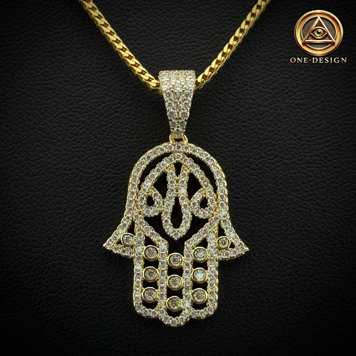 Moissanite Mística hamsa