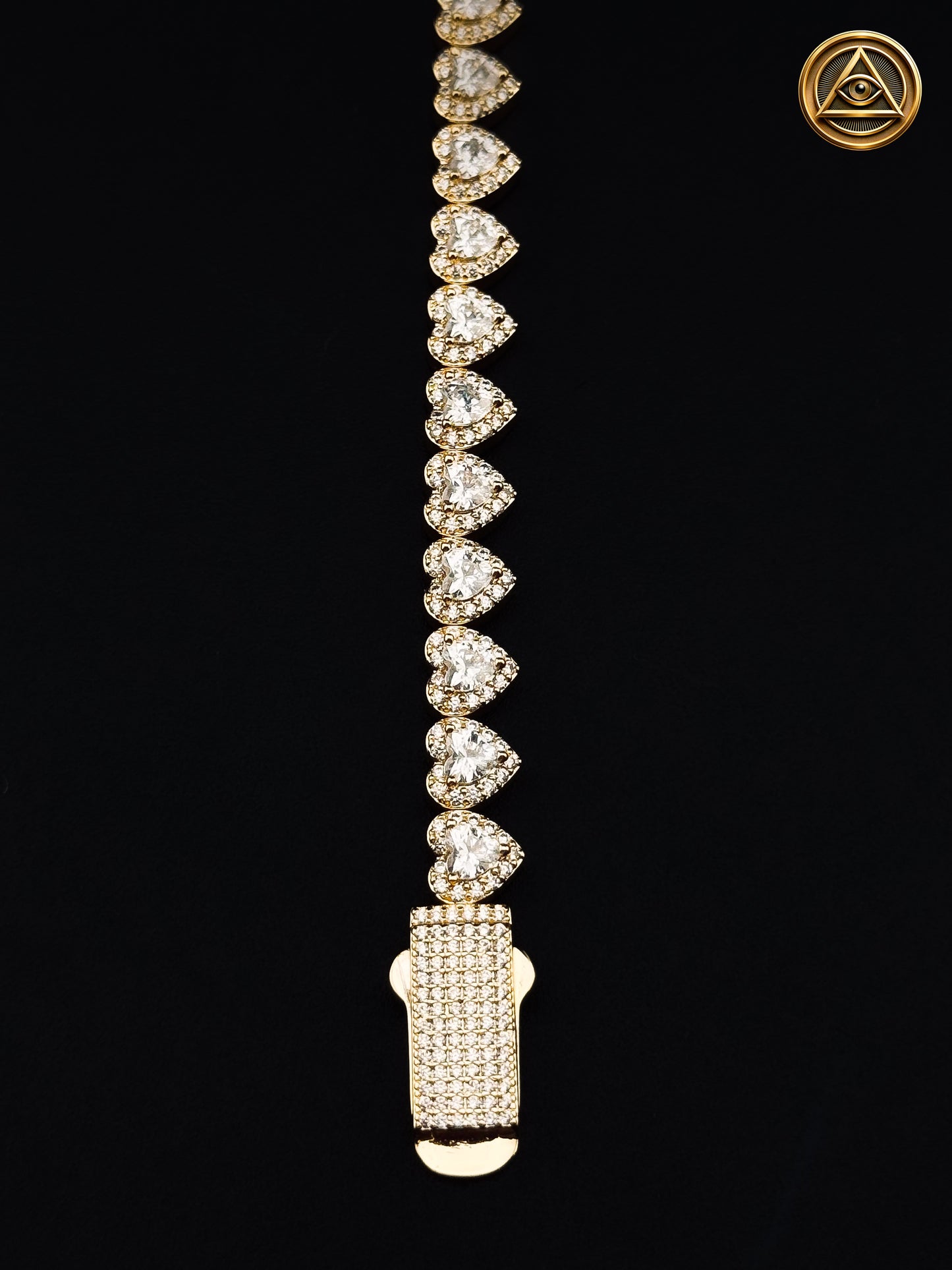 HEART BRACELET GOLD — Pulsera Corazón 7MM