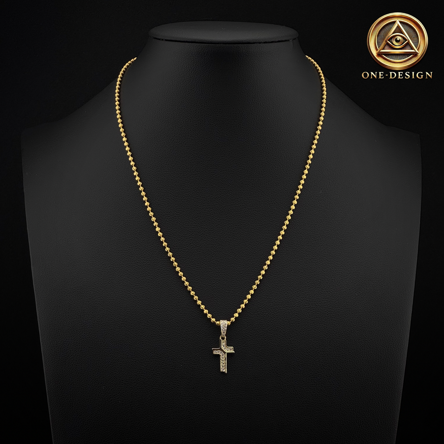 Moissanite Mini Cross