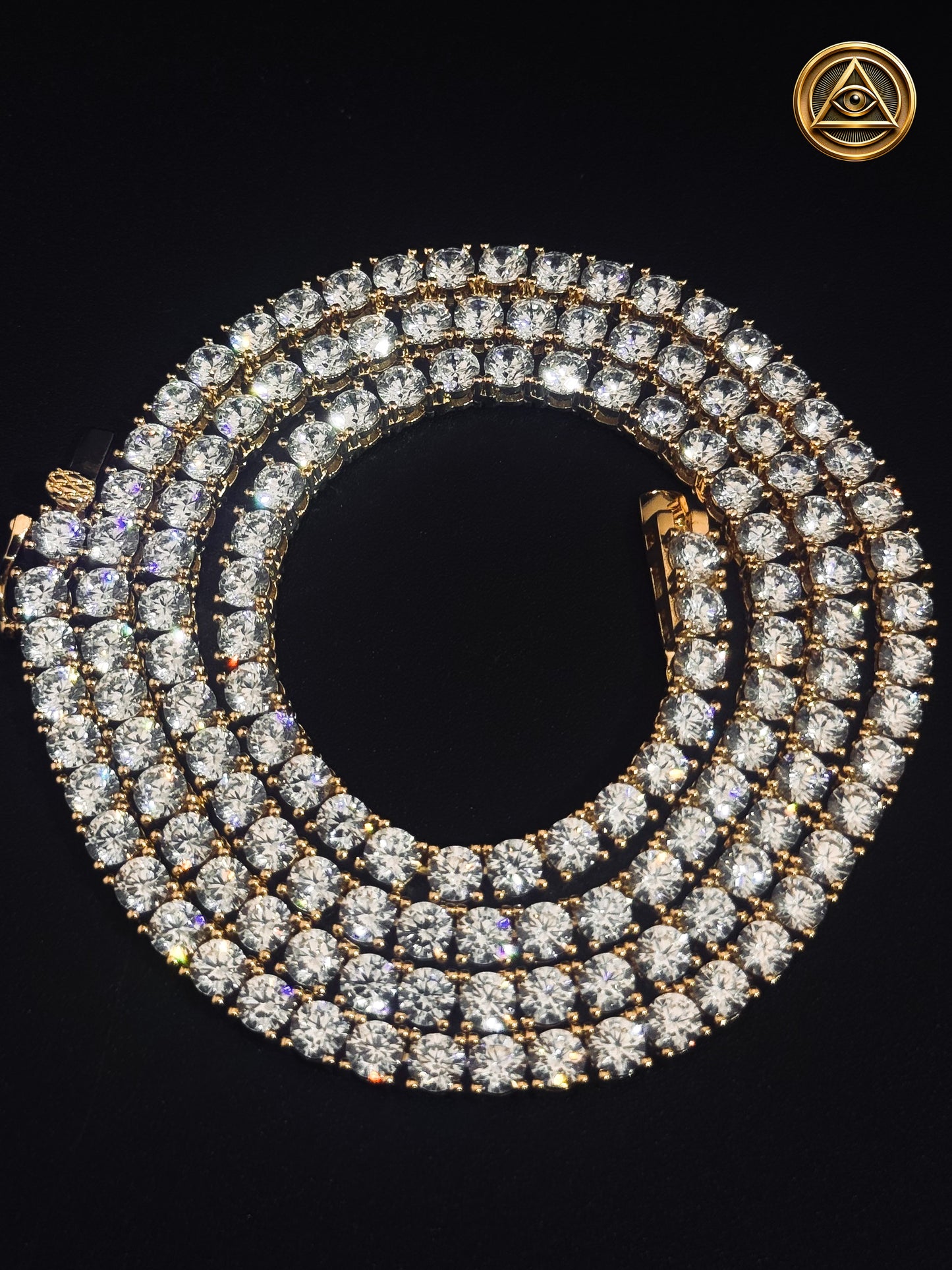 Set tennis chain 4mm