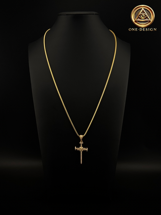 Moissanite Clove cross