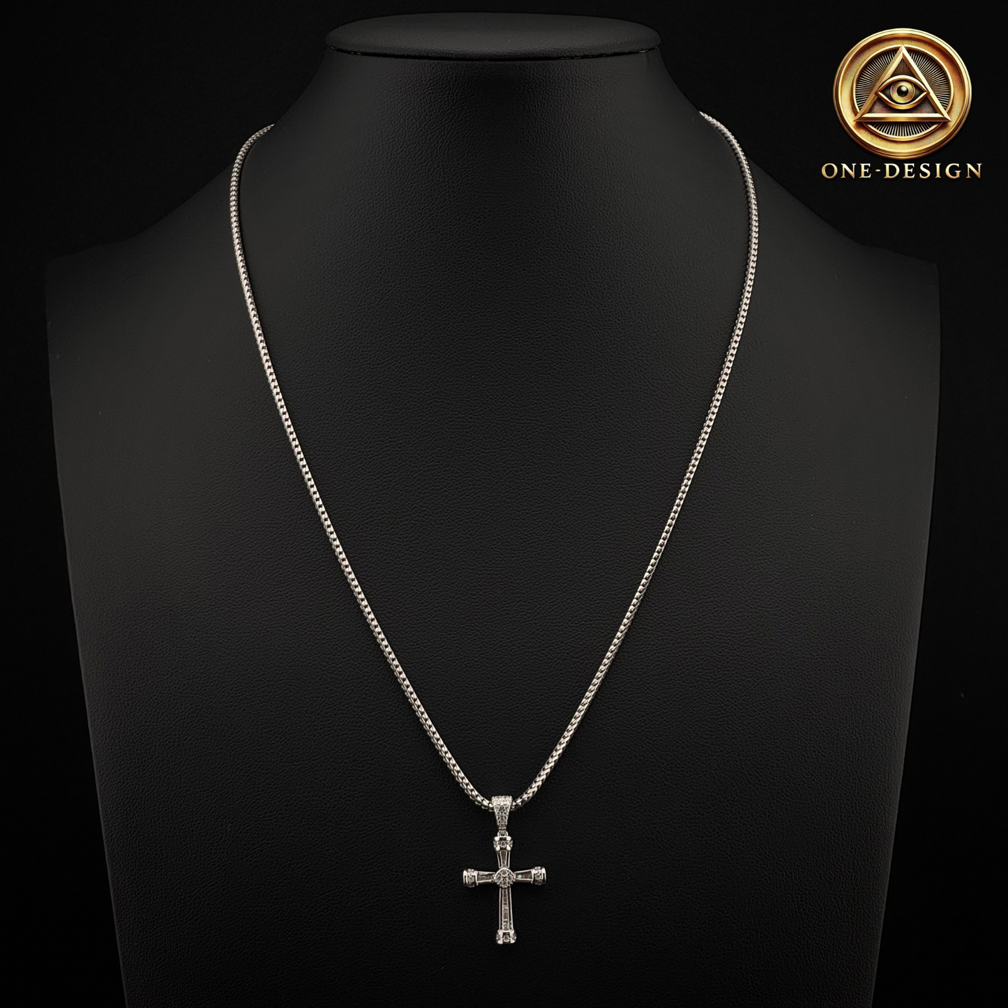 Moissanite Divine Cross