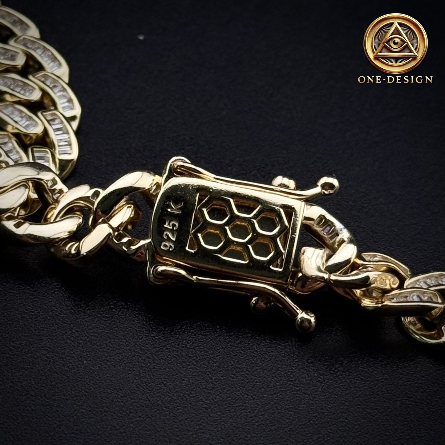 Cuban cut Baguette 7mm