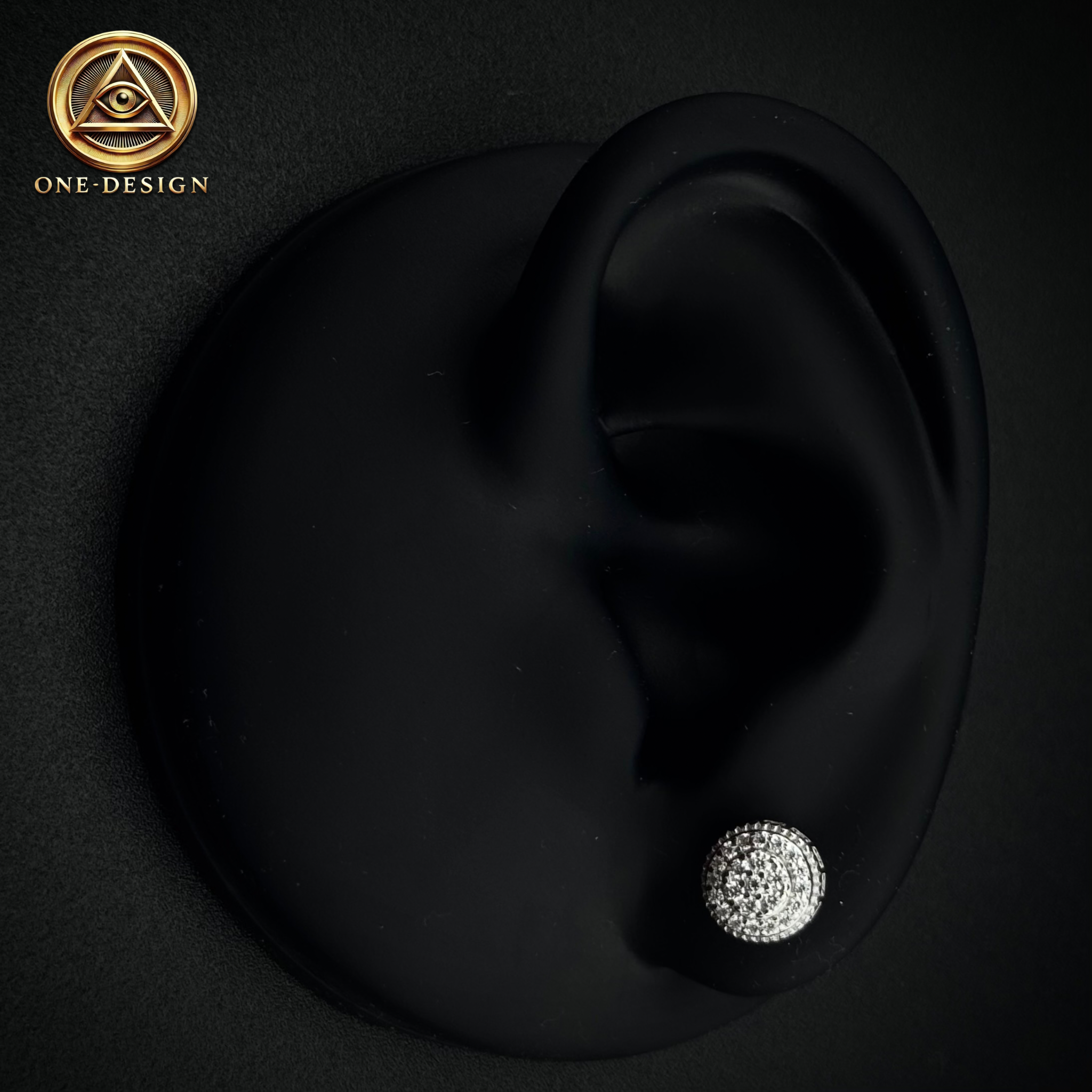 Earring Moissanite