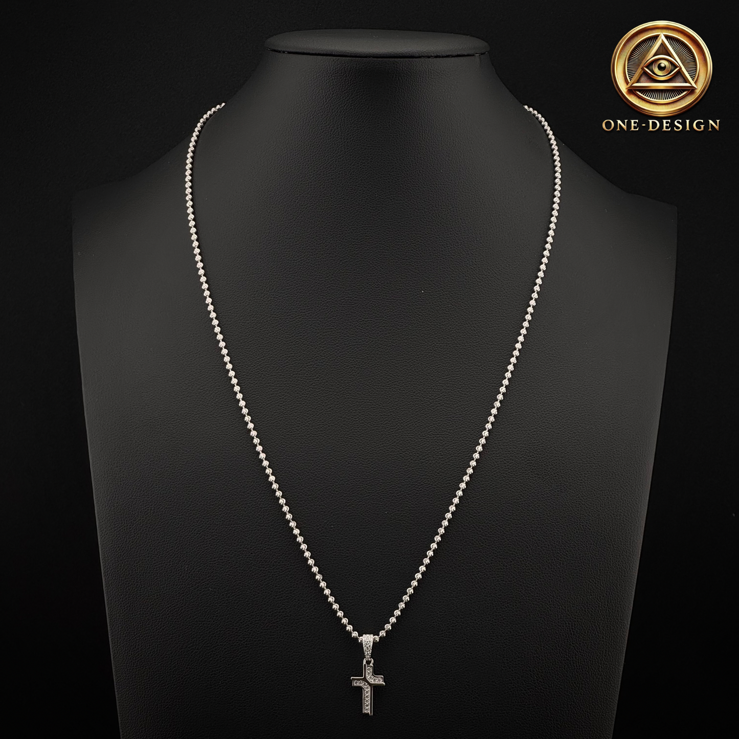 Moissanite Mini Cross