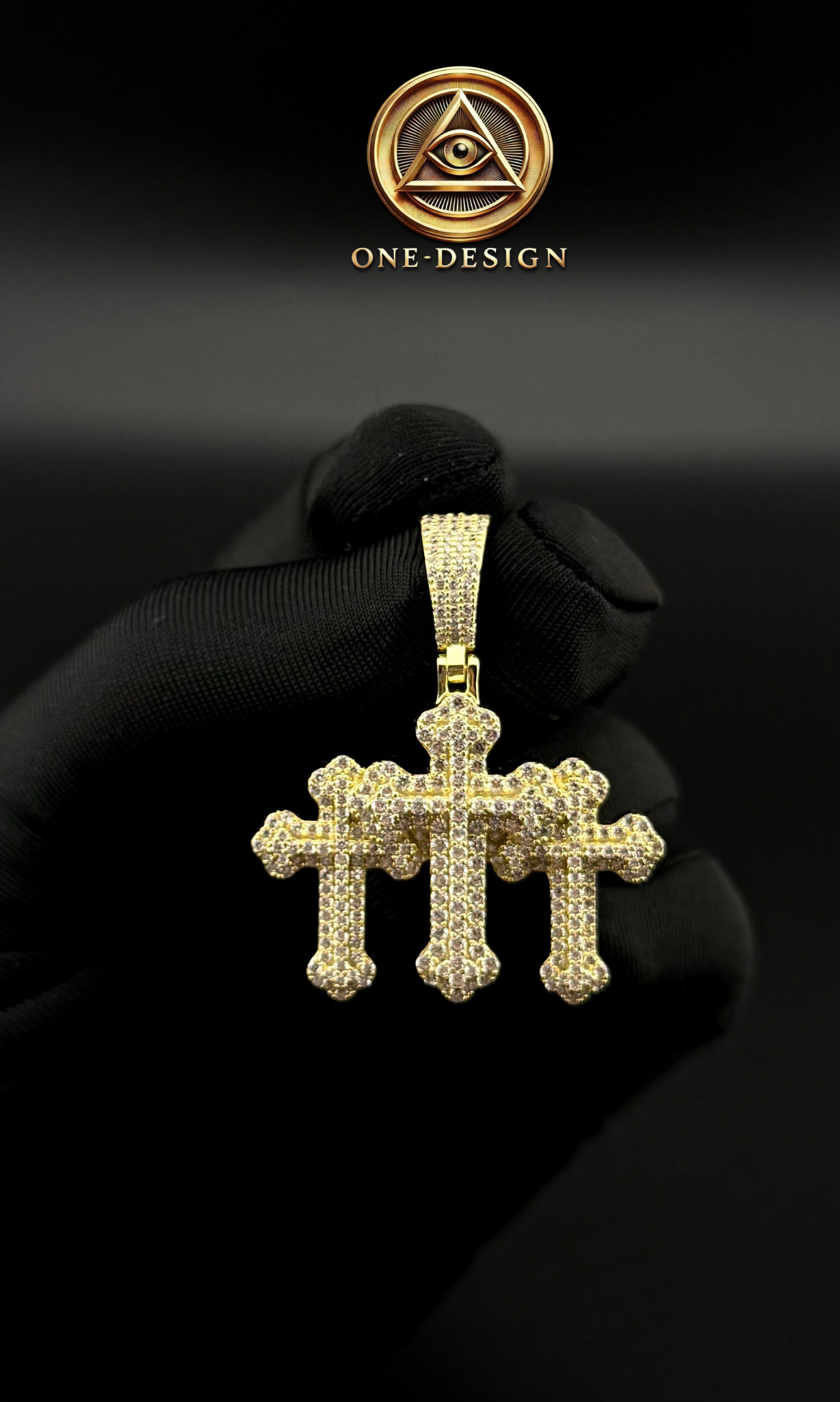 Triple cross + fancy 2 tones 22”