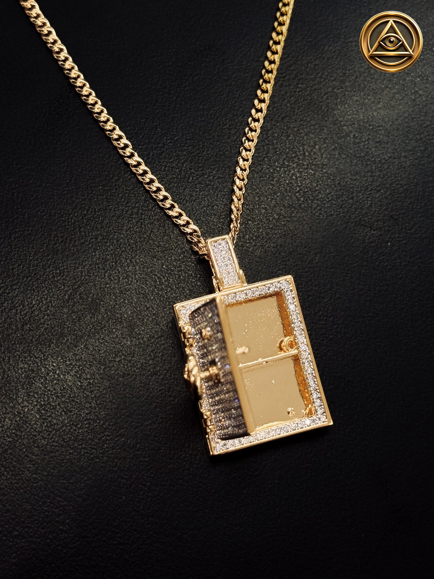 SAFE PENDANT — Dije Caja Fuerte Iced