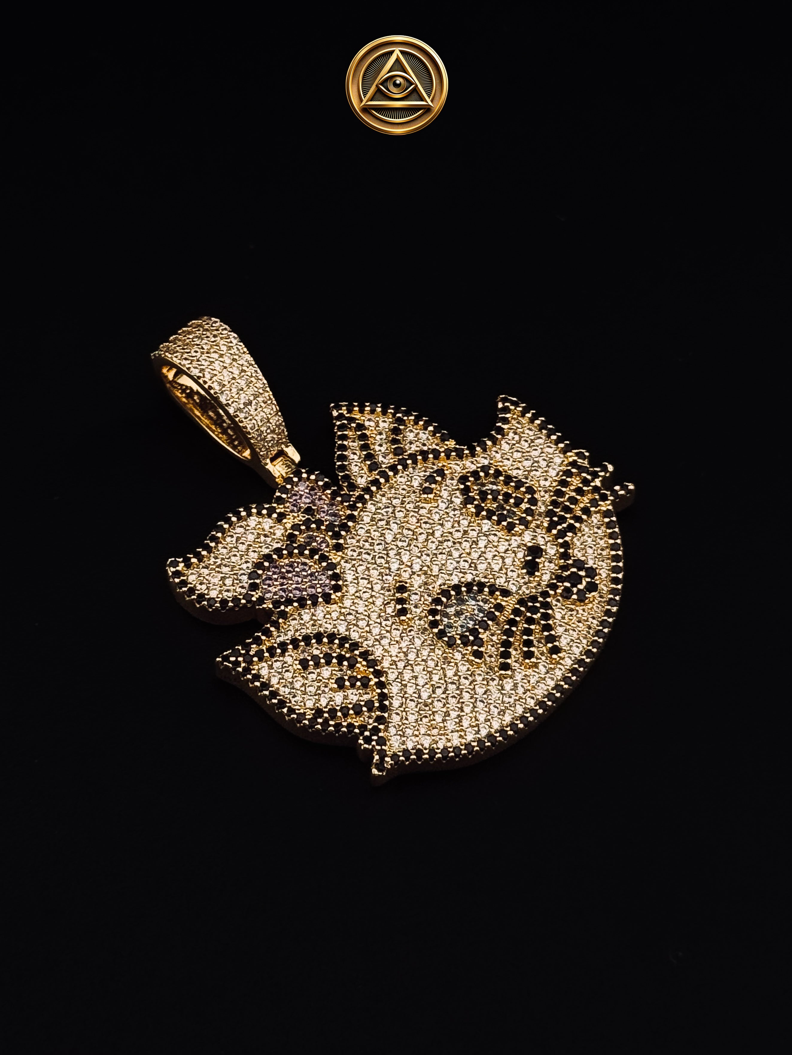 KITTY FACE PENDANT — Dije Gatita Moño Iced