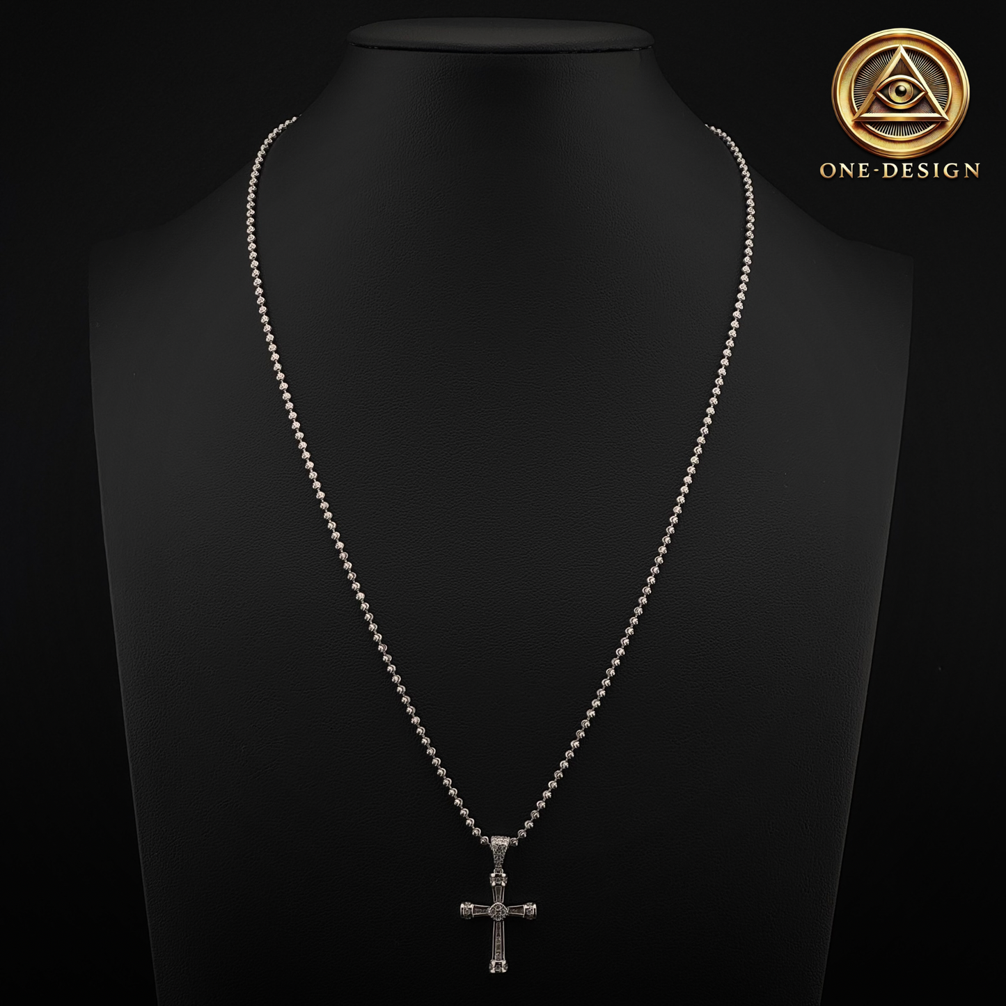 Moissanite Divine Cross