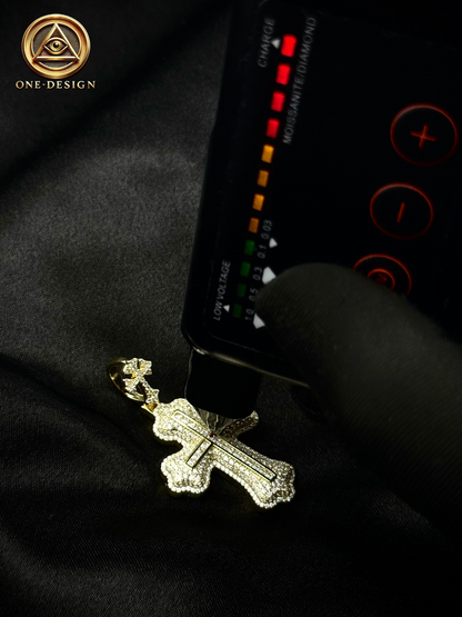 Moissanite Light Cross