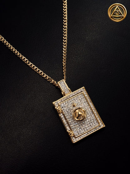 SAFE PENDANT — Dije Caja Fuerte Iced