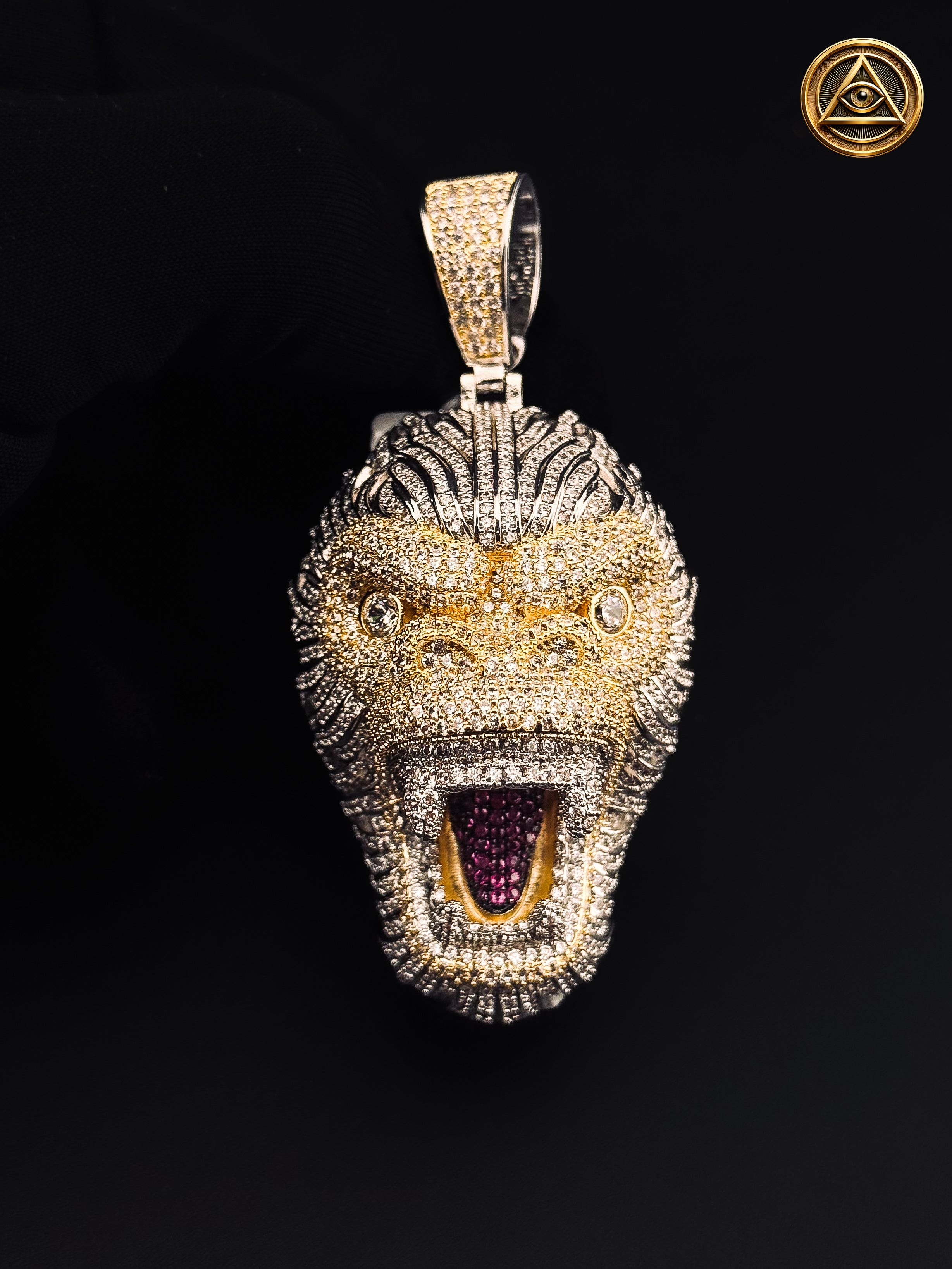 GORILLA KING PENDANT — Dije Gorila Rey Iced