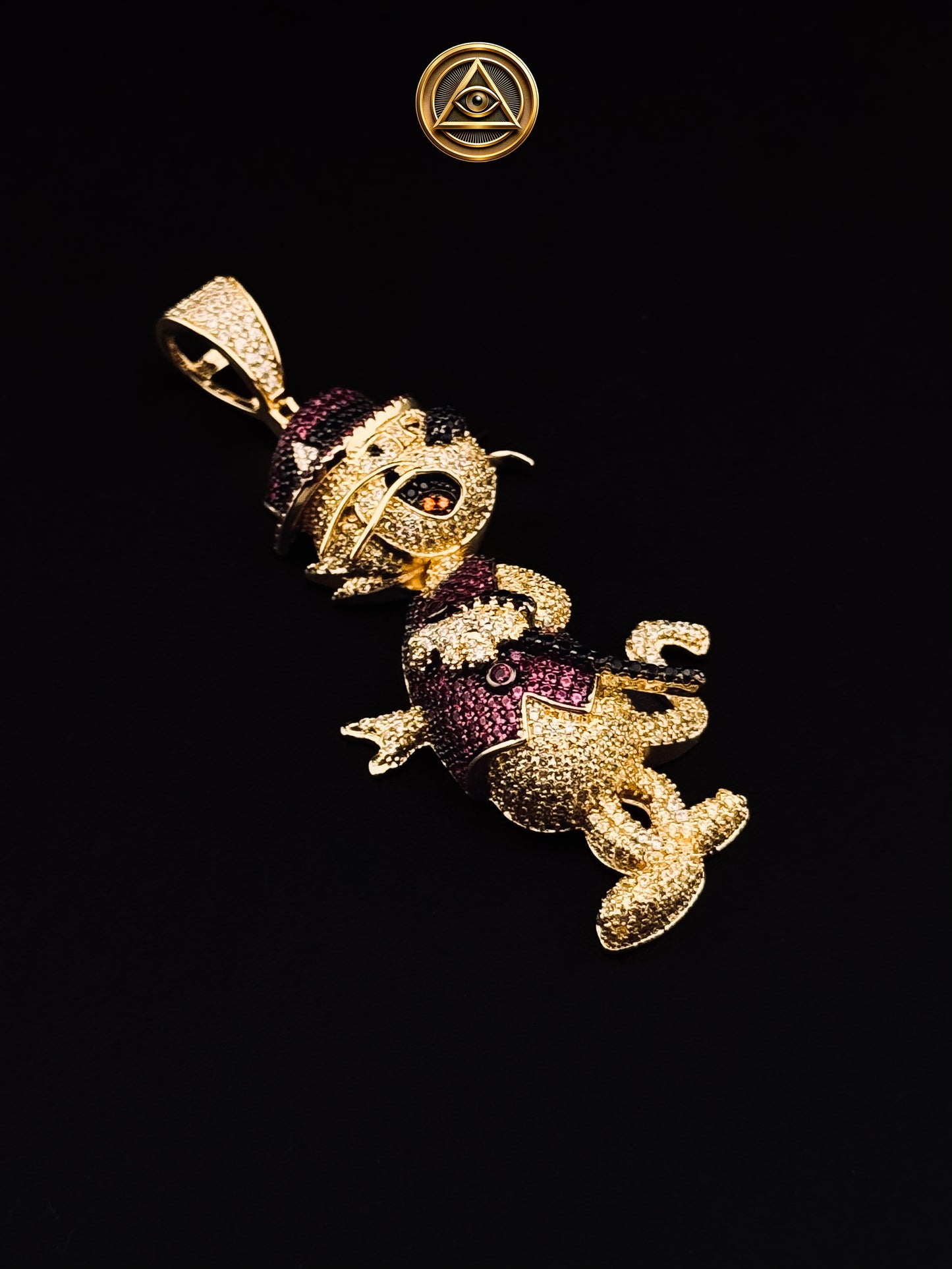DON GATO ICED PENDANT — Dije Don Gato Multicolor