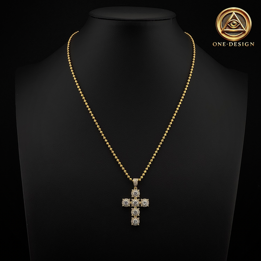 Moissanite Cross
