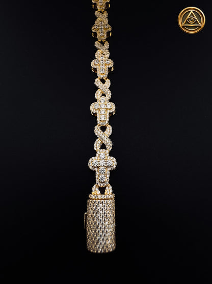 INFINITE CROSS BRACELET — Pulsera Infinito Cruz 10MM
