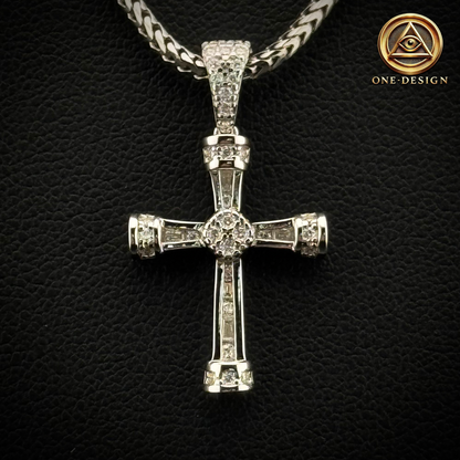 Moissanite Divine Cross