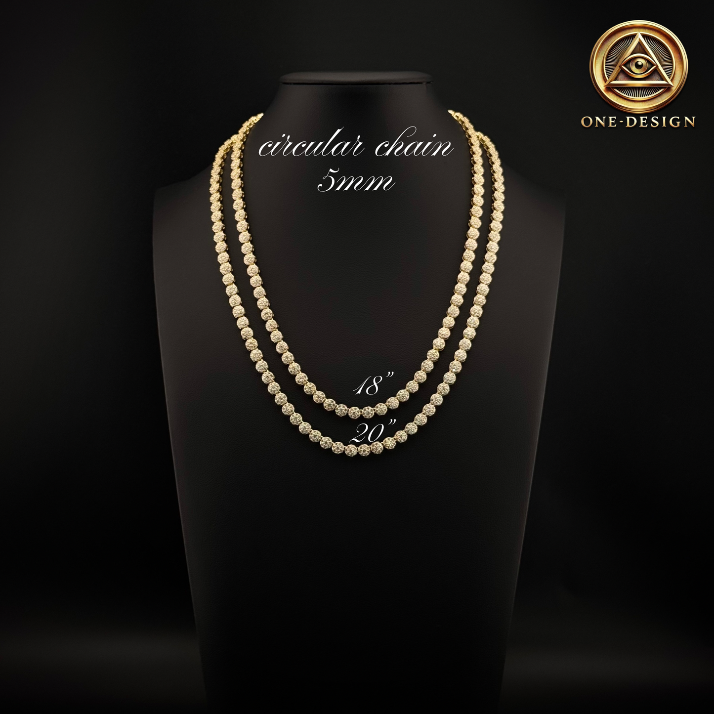 Tennis Chain Circular 5mm