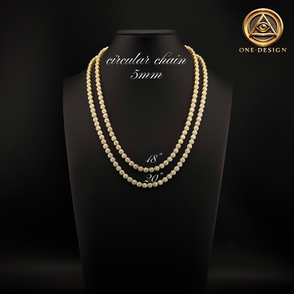 Tennis Chain Circular 5mm