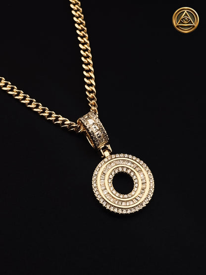INITIAL PENDANT — Dije Letra Iced