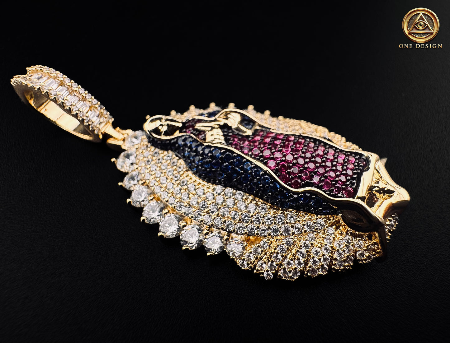 SAINT VIRGIN PENDANT — Dije Virgen Iced