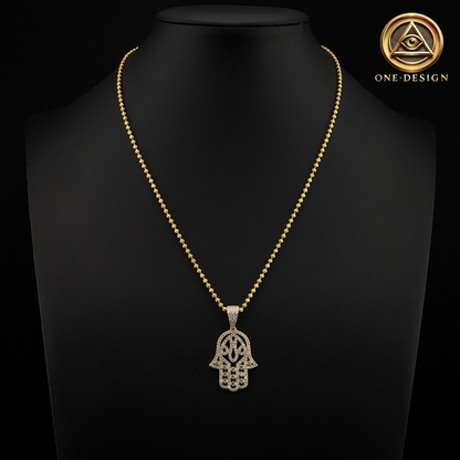 Moissanite Mística hamsa