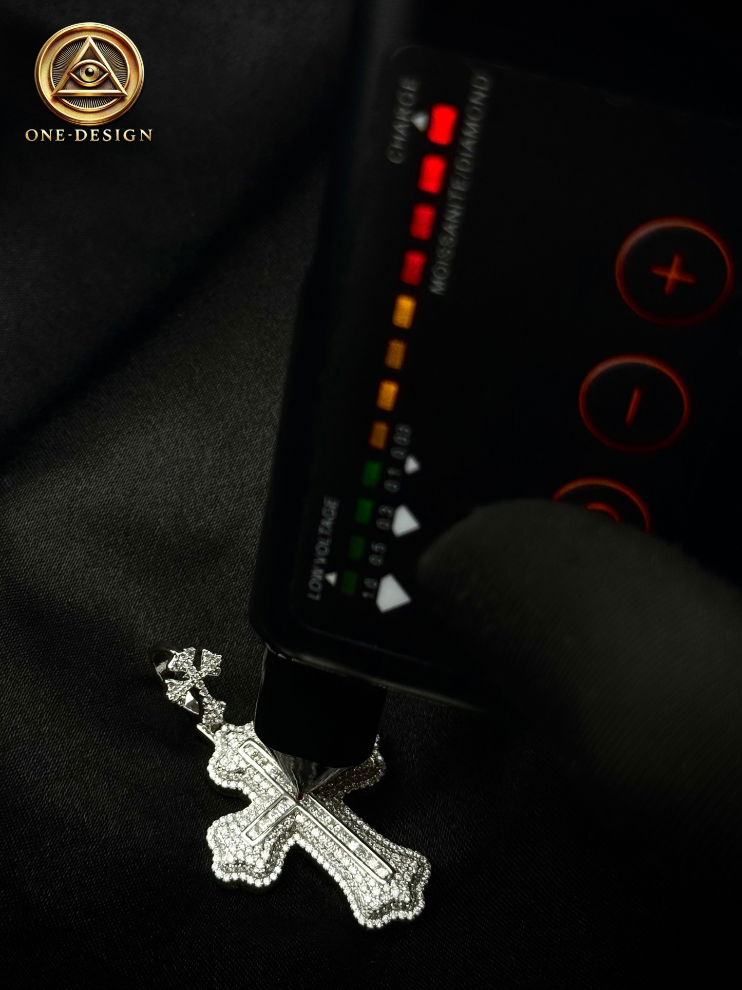 Moissanite Light Cross