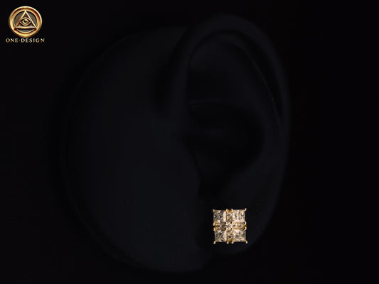 Moissanite square 8mm