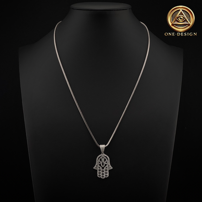 Moissanite Mística hamsa
