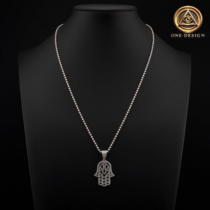 Moissanite Mística hamsa