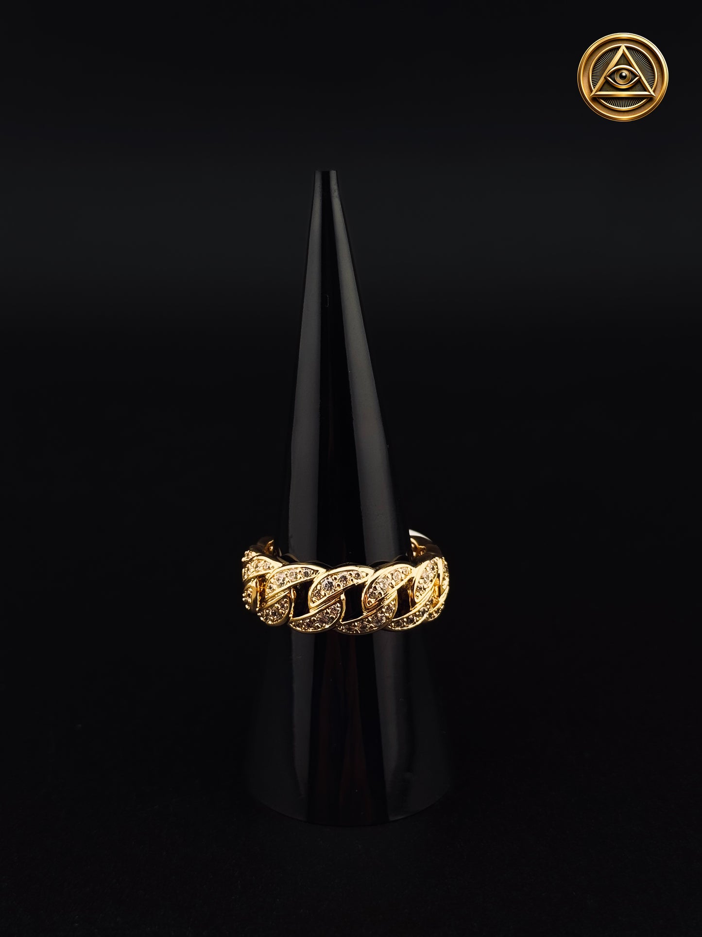 CUBAN RING — Anillo Cuban Iced 8MM
