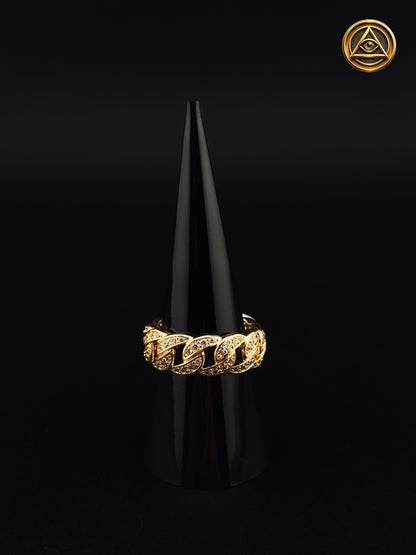 CUBAN RING — Anillo Cuban Iced 8MM