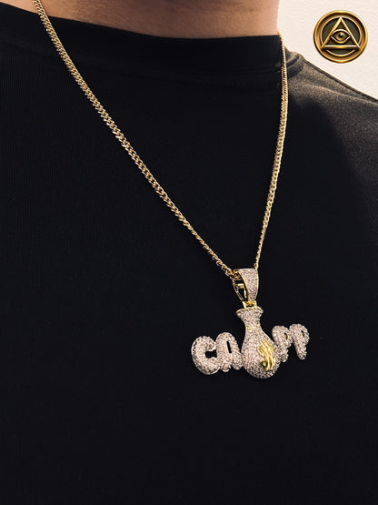 CASH BAG PENDANT — Dije Cash Iced