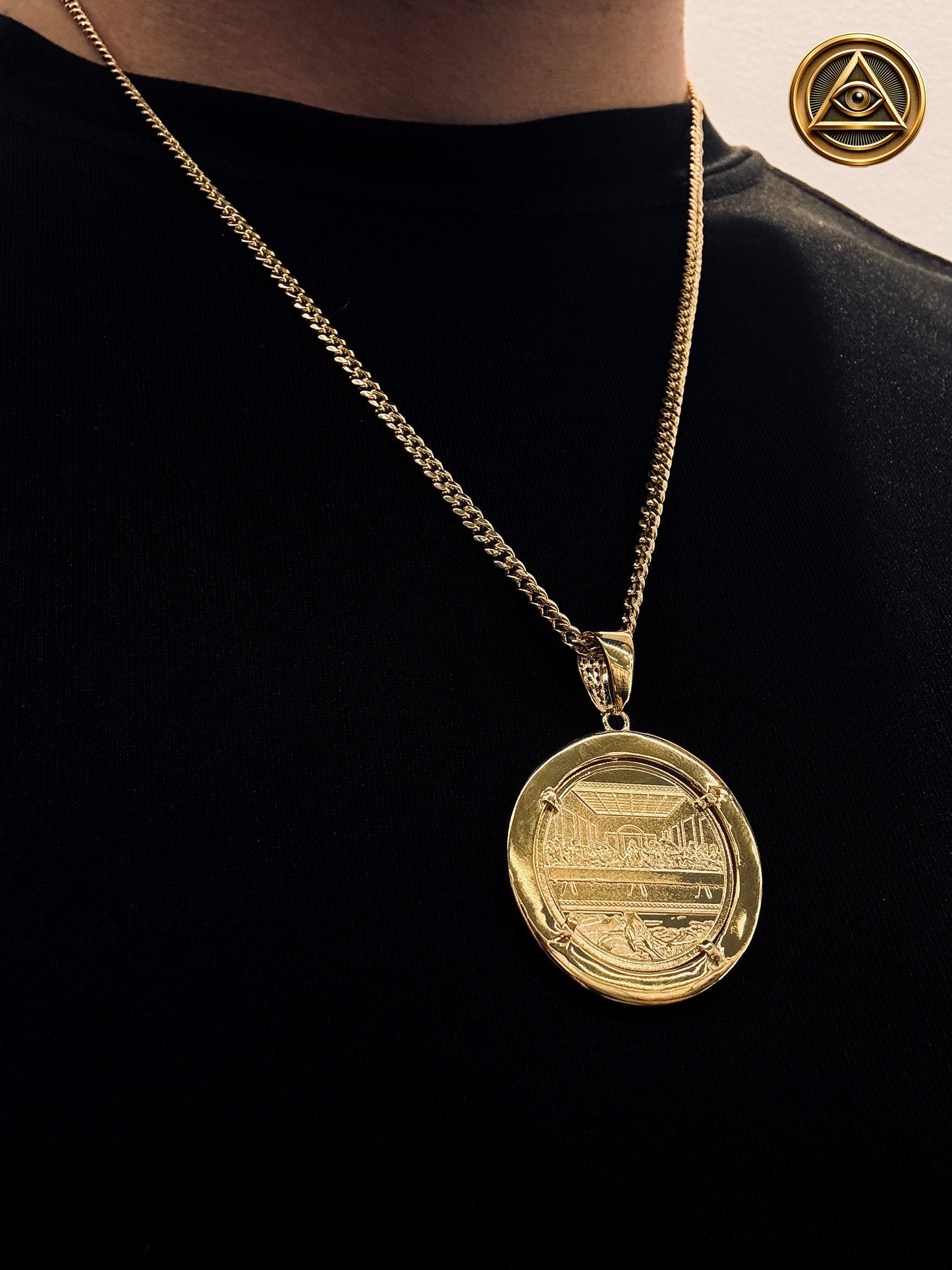 SACRED COIN PENDANT — Medallón Doble Cara