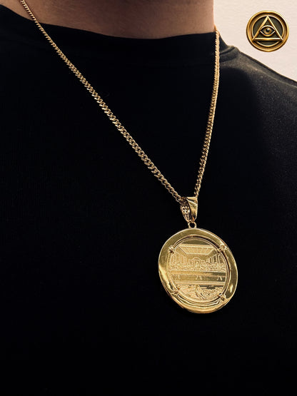 SACRED COIN PENDANT — Medallón Doble Cara