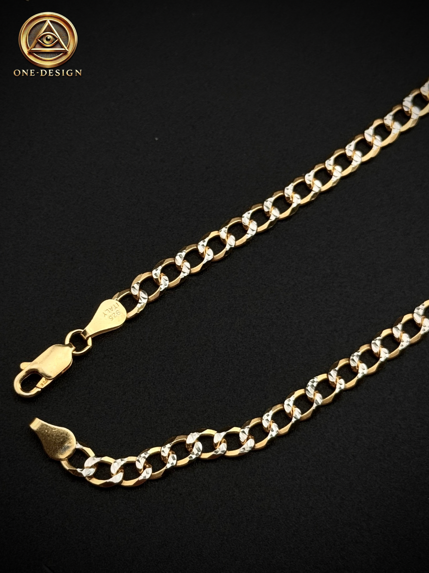 Cuban diamond cut 5mm