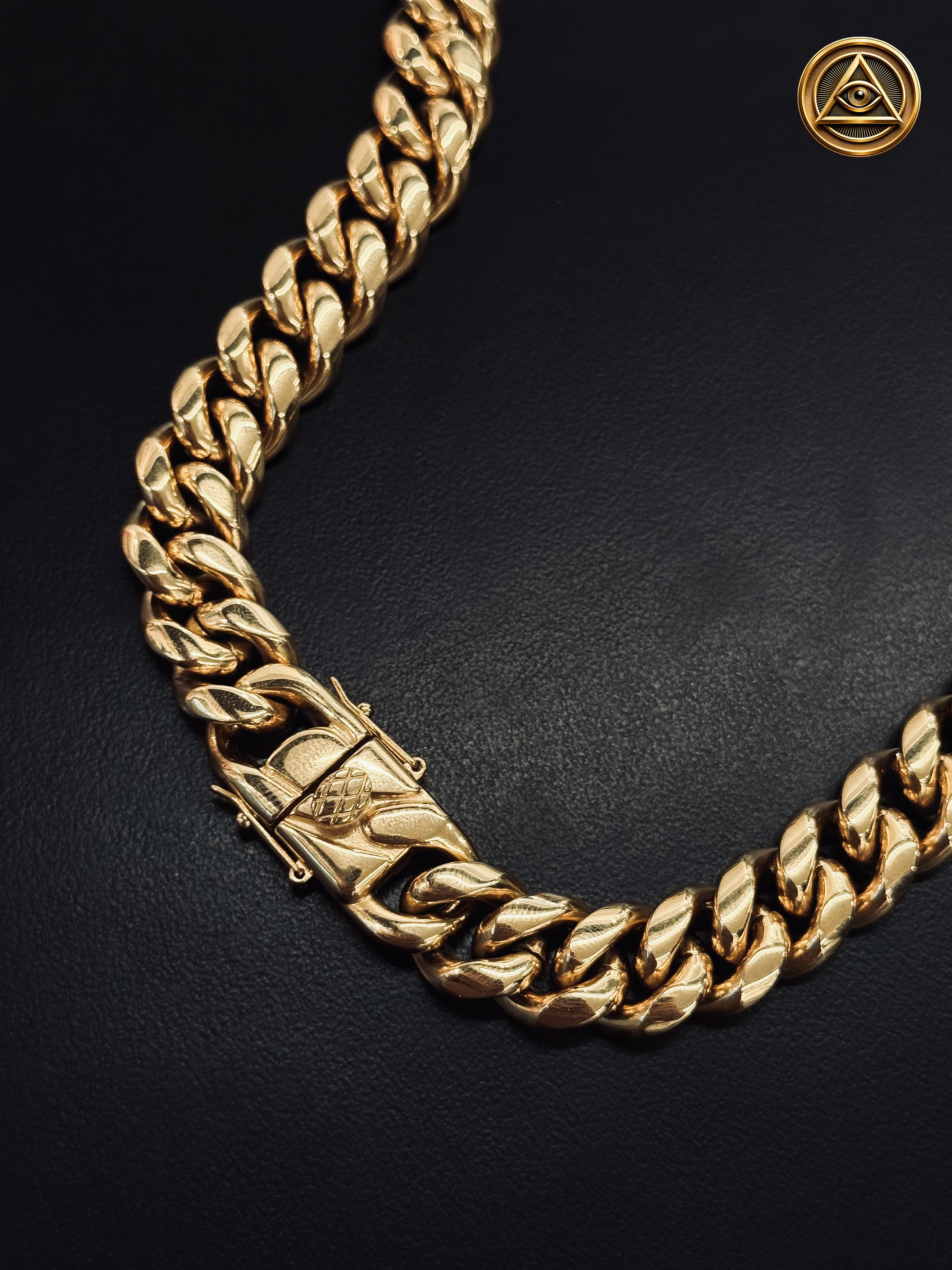 SET CUBAN BOLD 14MM — Cuban Link Gold