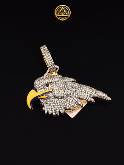 EAGLE HEAD PENDANT — Dije Cabeza de Águila Iced