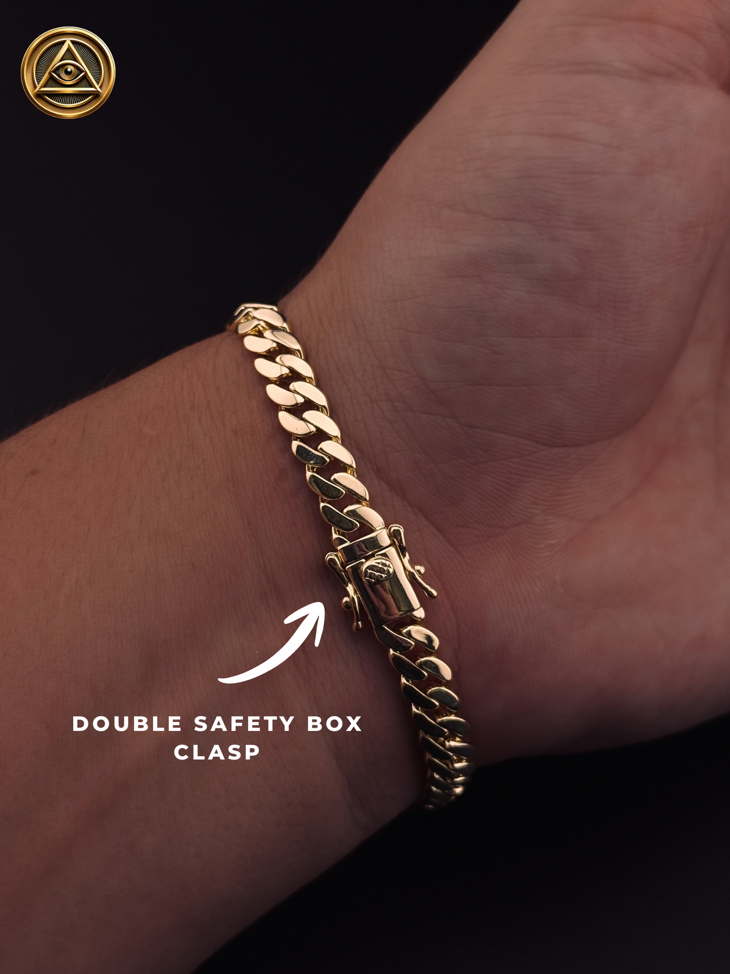 SET CUBAN RHODIUM 6MM — Cuban Link Gold 14K
