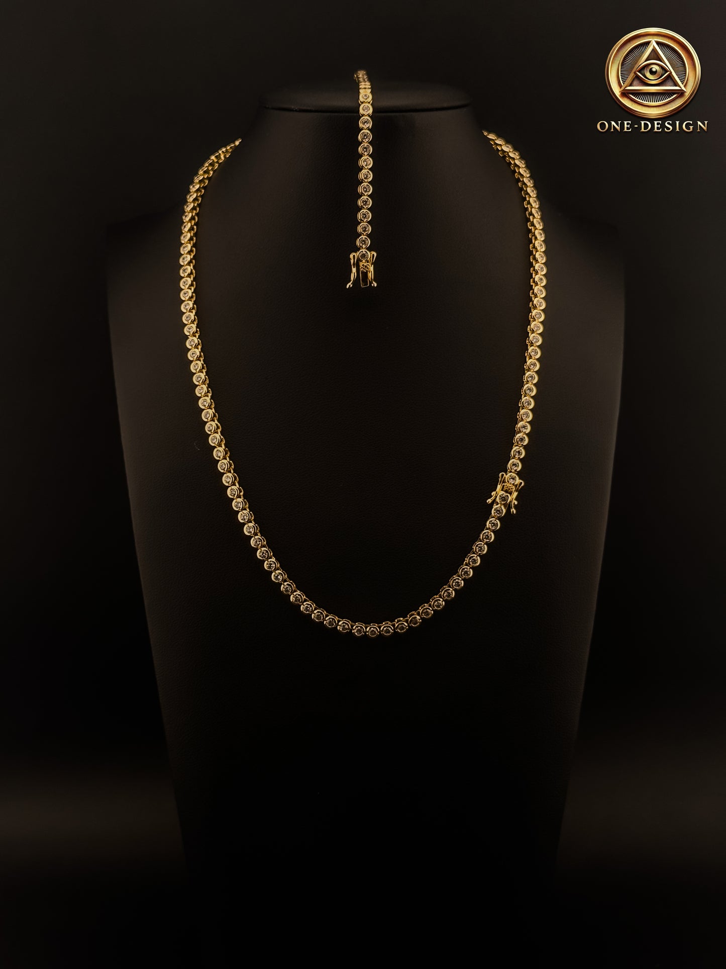 Set circular chain 4mm