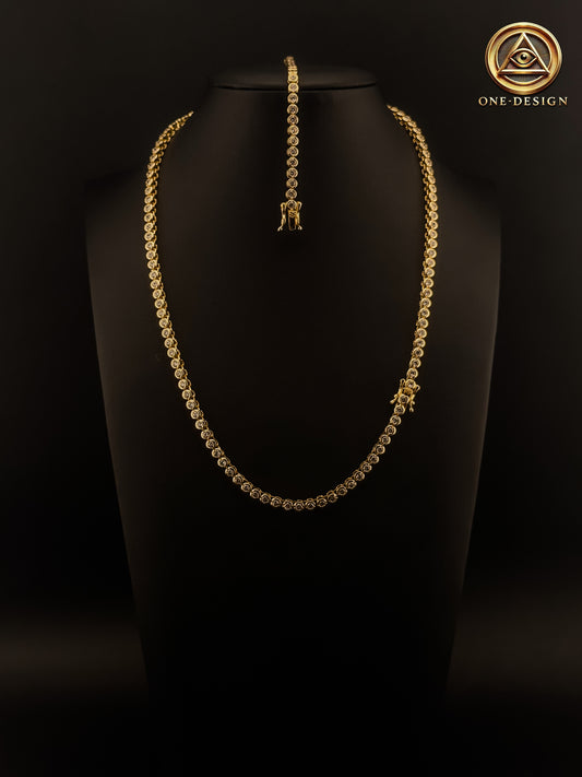 Set circular chain 4mm