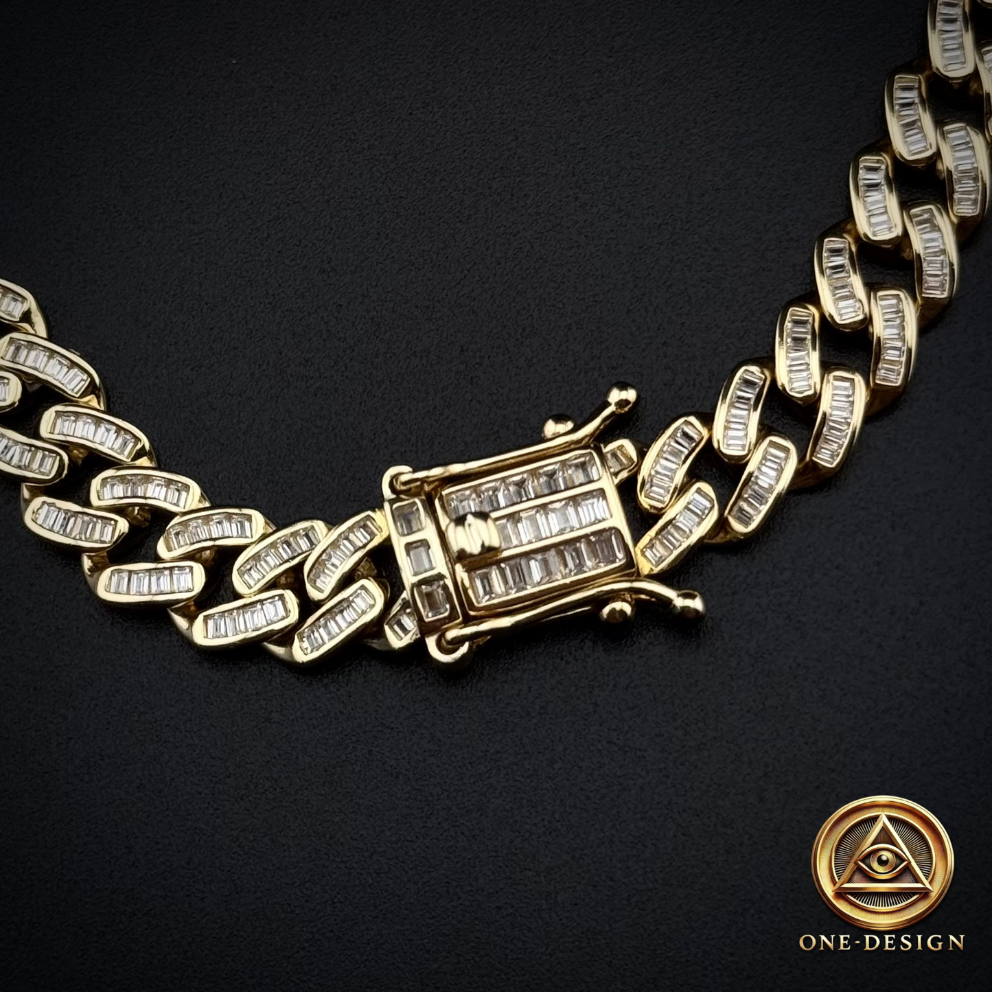 Cuban cut Baguette 7mm