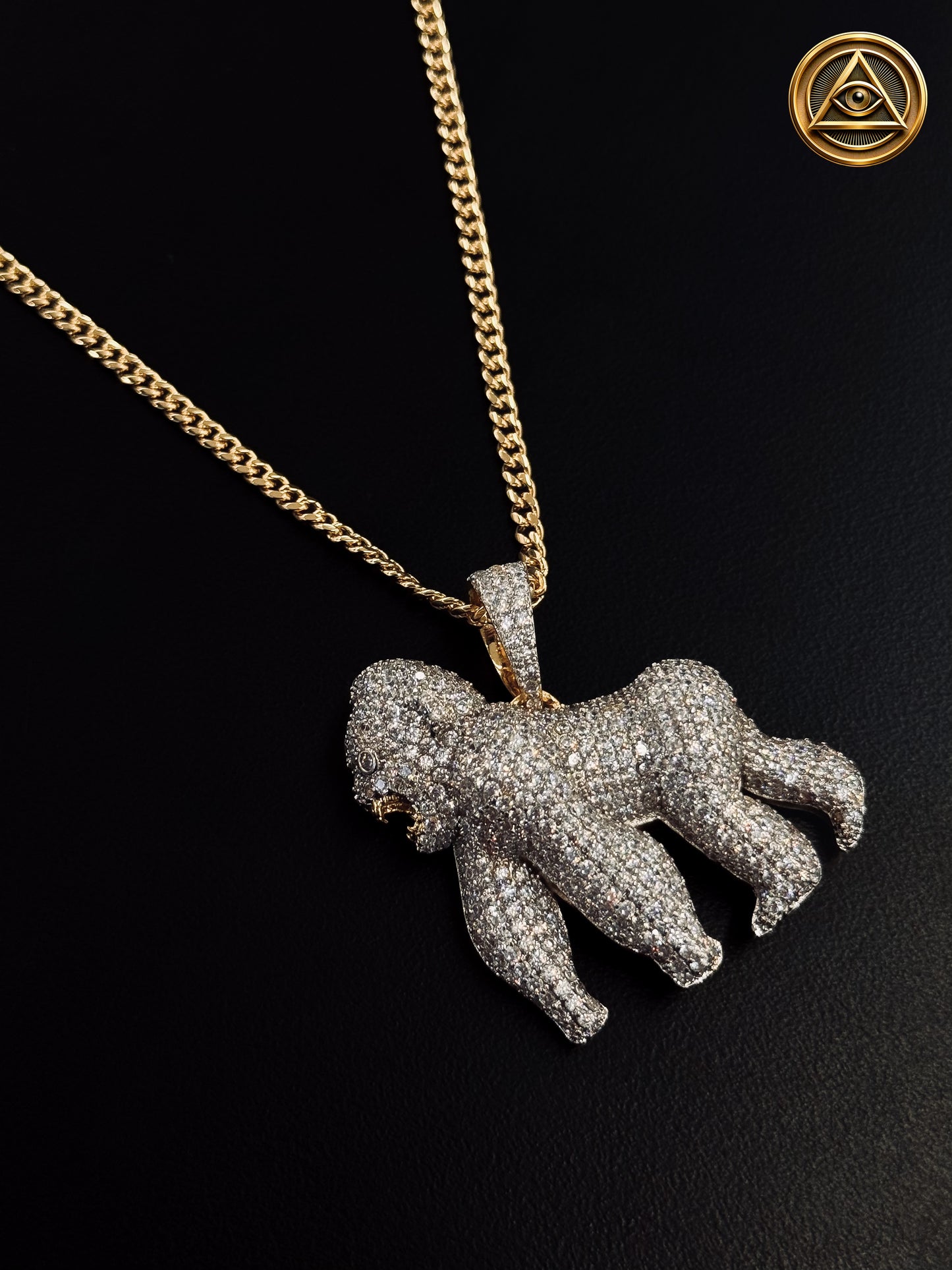 GORILLA PENDANT — Dije Gorila Iced