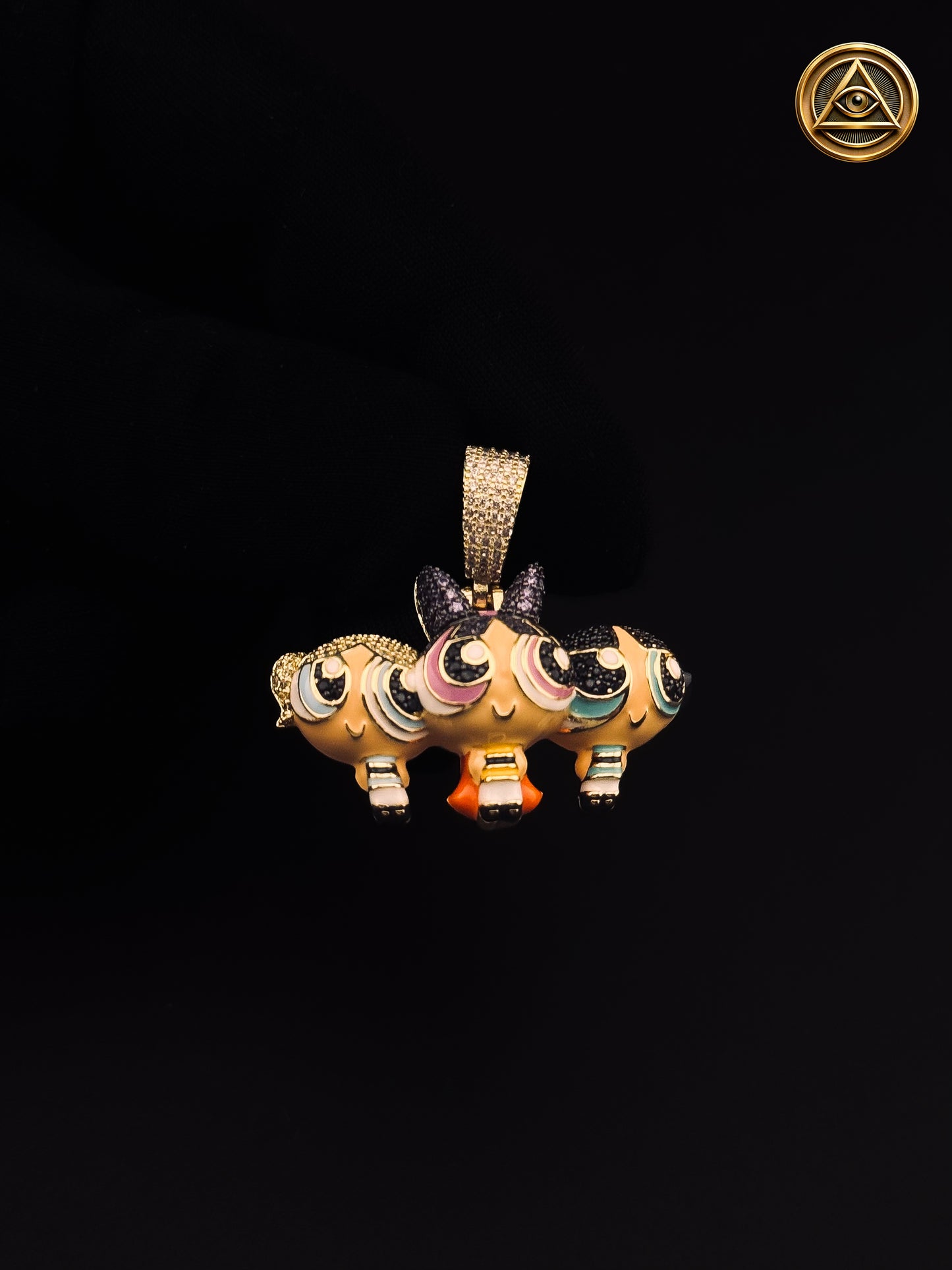 TRÍO ICED PENDANT — POWERPUFF