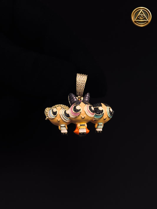 TRÍO ICED PENDANT — POWERPUFF