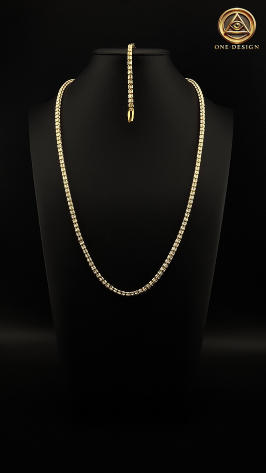 Sets ice fancy 4mm 2 tones