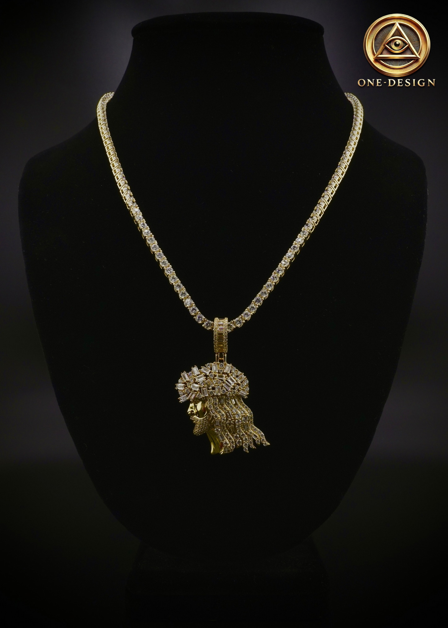 Christ with tennis chain