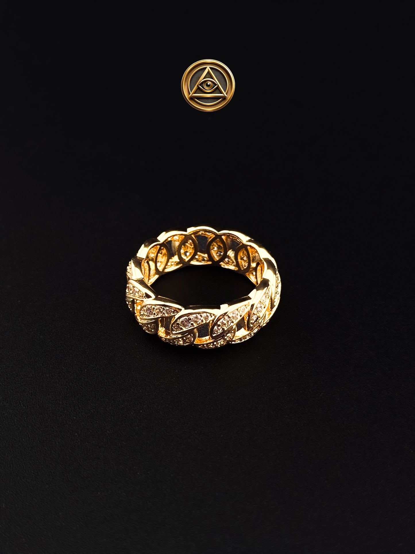 CUBAN RING — Anillo Cuban Iced 8MM